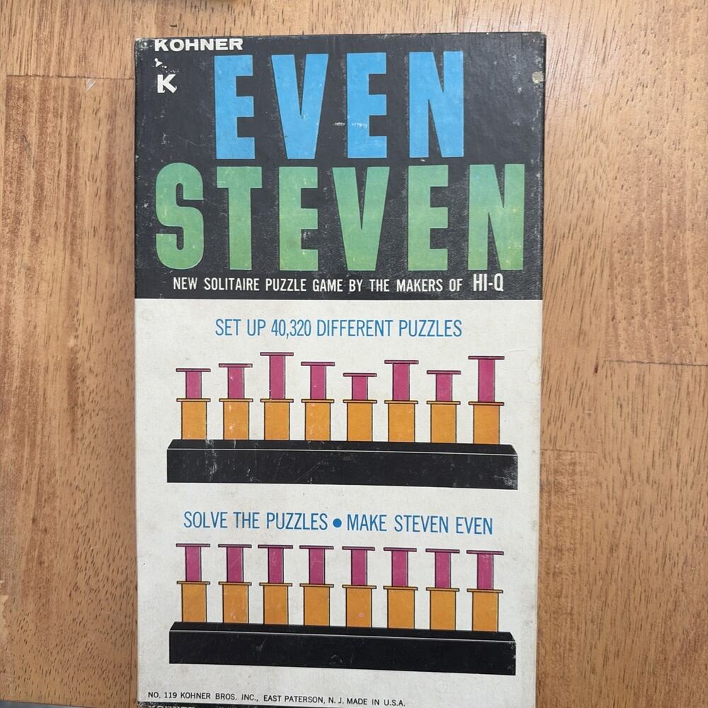Even Steven Game Complete Vintage Rare NEW SEALED